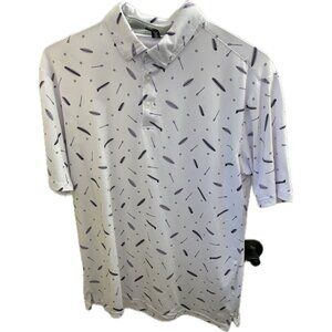 Anderson Ord Shirt Mens M Performance Golf Polo Paddle Board Surfing All Over